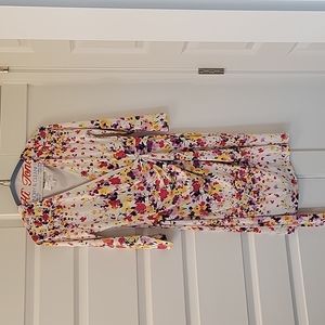 Jessica Simpson floral wrap dress